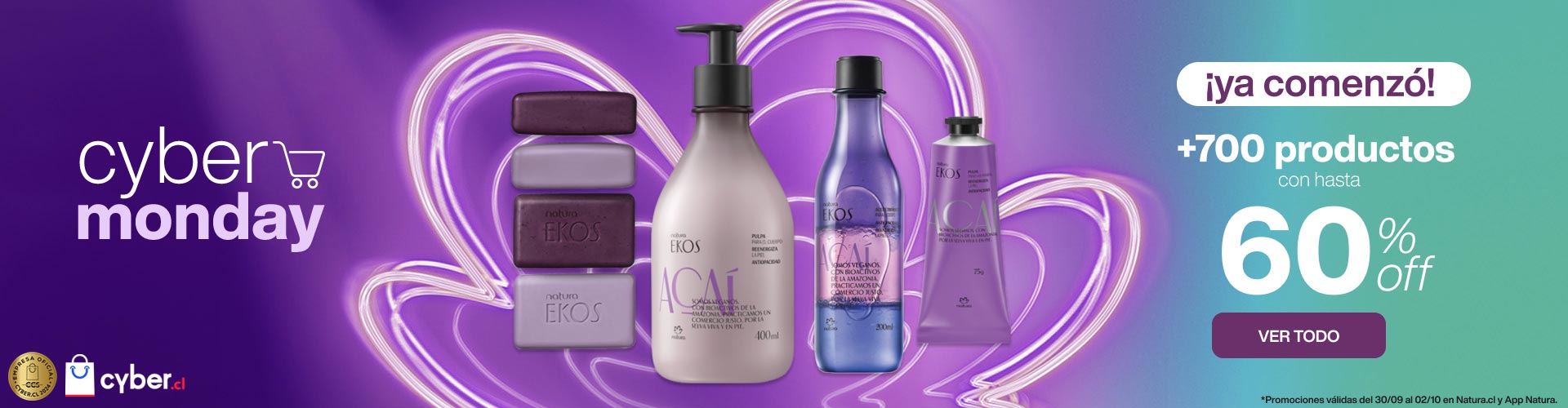 Descuentos Cybermonday Natura